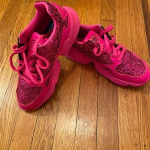 Pink Glitter Adidas Falcons